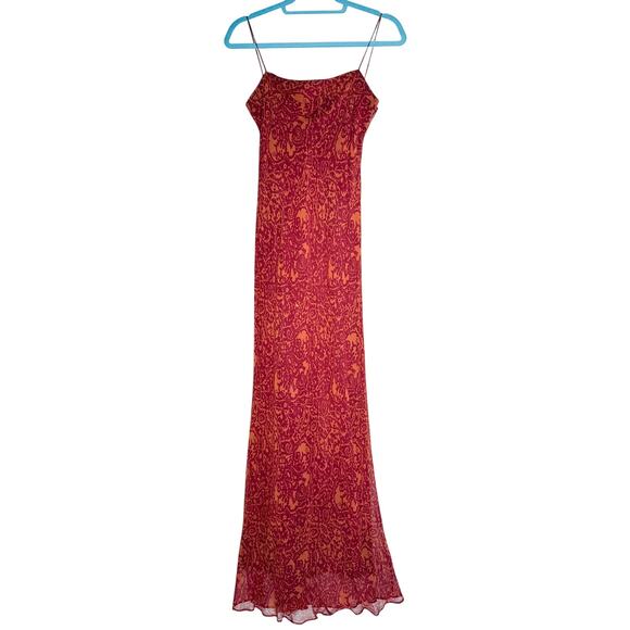 Laundry By Shelli Segal Dresses & Skirts - Laundry by Shelli Segal 100% Silk Paisley Rhinestone Maxi Dress Size 10